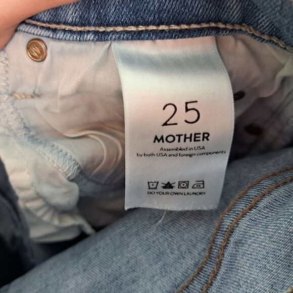 MOTHER Women's Rascal Ankle Snippet Jeans in Wild At Heart Wash size 25 - Picture 10 of 12
